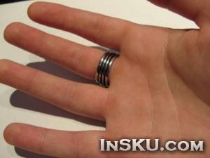 Punk Titanium Steel Finger Ring for Men. Обзор на InSKU.com