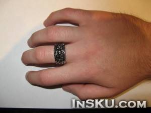 Punk Titanium Steel Finger Ring for Men. Обзор на InSKU.com