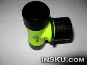 800LM 4-Mode White Light LED Diving Headlamp - Black + Fluorescent Yellow (1 x 18650 / 3 x AAA). Обзор на InSKU.com