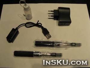 Отличный недорогой комплект из двух электронных EGO-CE4 сигарет + Обзор жидкостей для них. Обзор на InSKU.com
