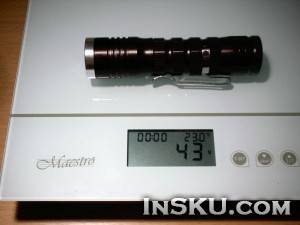 Маленький фонарик на CREE XM-L T6 (XP-E). Обзор на InSKU.com