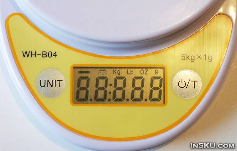 Кухонные весы WH-B04 (5кг/1г). Обзор на InSKU.com