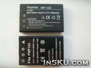 Digital Camera Battery 1700mAh for Fujifilm NP 120 Replacement. Обзор на InSKU.com
