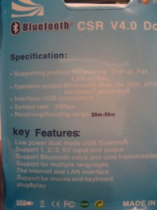 3Mbps Wireless Mini Bluetooth V4.0 USB2.0 Dongle Adapter. Обзор на InSKU.com