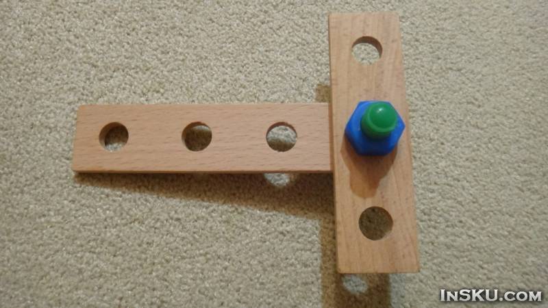 Обзор развивающего деревянного конструктора для ребенка. Обзор на InSKU.com