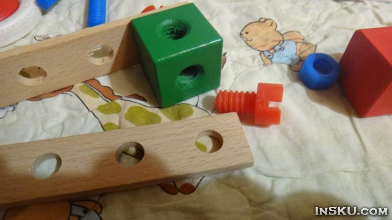 Обзор развивающего деревянного конструктора для ребенка. Обзор на InSKU.com