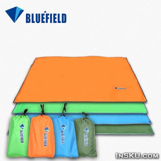 Bluefield, непромокаемый мат, тент, подстилка для туризма. Обзор на InSKU.com