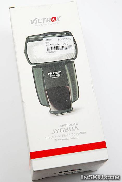 VILTROX Speedlite JY-680A простая мануальная фотовспышка.