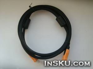 1.4M HDMI Male to HDMI Male Extension Golden Plated Cable. Обзор на InSKU.com