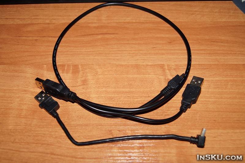 Y-образный USB 2.0 кабель для внешнего винта. Обзор на InSKU.com