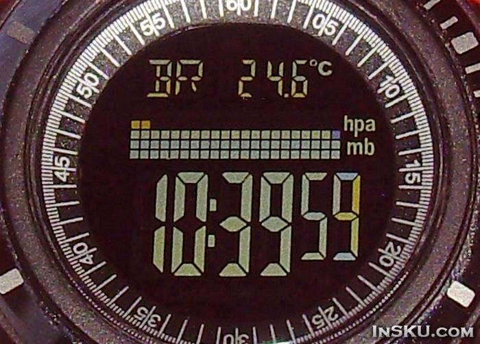 Наручные часы "спорт-стайл" с барометром с Chinabuye. Обзор на InSKU.com