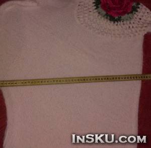 Асимметричный свитер с розой. Обзор на InSKU.com