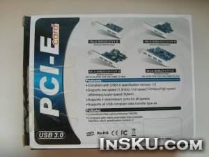 2-Port USB 3.0 PCI-E Network Connect Card for Desktop PC. Обзор на InSKU.com