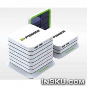 Отсек солнечной батареи от "повербанка" G-Power + небольшой сравнительный тест 3 разных солнечных элементов. Обзор на InSKU.com