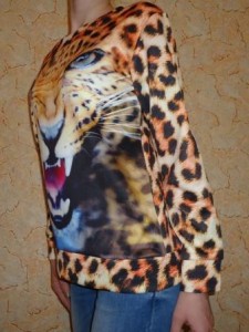 Свитшот с леопардом. Обзор на InSKU.com