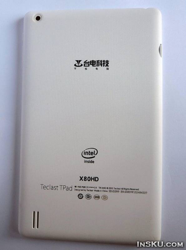 Teclast X80HD с Dual Boot Windows+Android - обновленная модель известного планшета. Обзор на InSKU.com