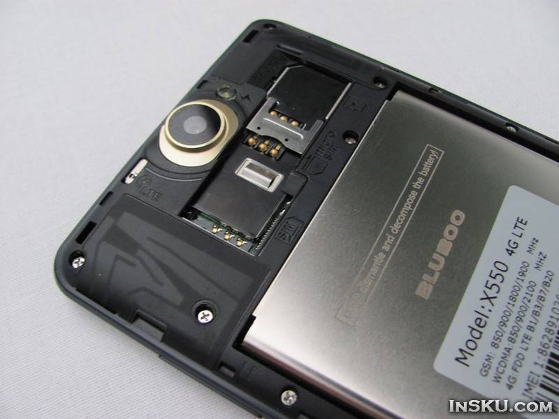 Долгоиграющий Bluboo X550 с батареей на 5350 mAh. Обзор на InSKU.com