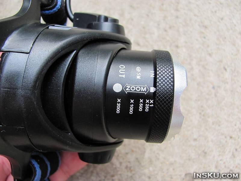 Налобный фонарь на светодиоде CREE XM-L T6. Обзор на InSKU.com