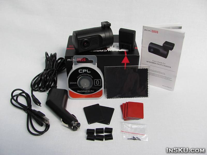 GearBest: MINI 0806 X44 – компактный видеорегистратор с 2К и GPS на чипе Ambarella A7LA50