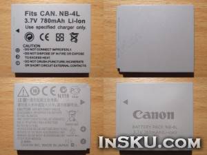 NB-4L и NB-7L, аккумуляторы для фотоаппаратов Canon. Обзор на InSKU.com