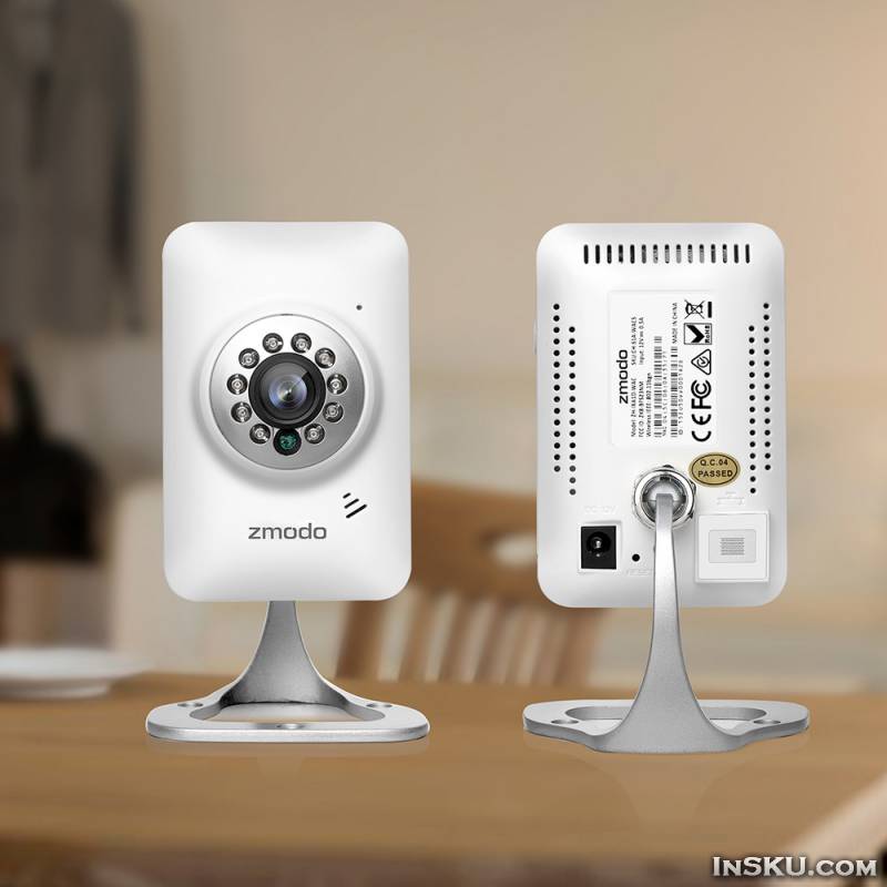 IP камера Zmodo ZH-IXB1D-WAC для домашнего применения с зачатками облачного хранилища!. Обзор на InSKU.com