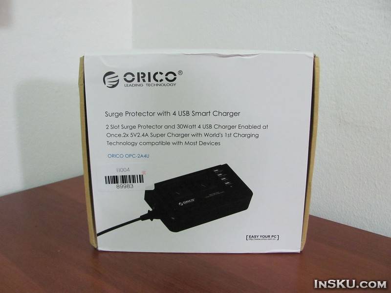 ChinaBuye: Бытовое универсальное зарядное устройство Orico OPC–2A4U