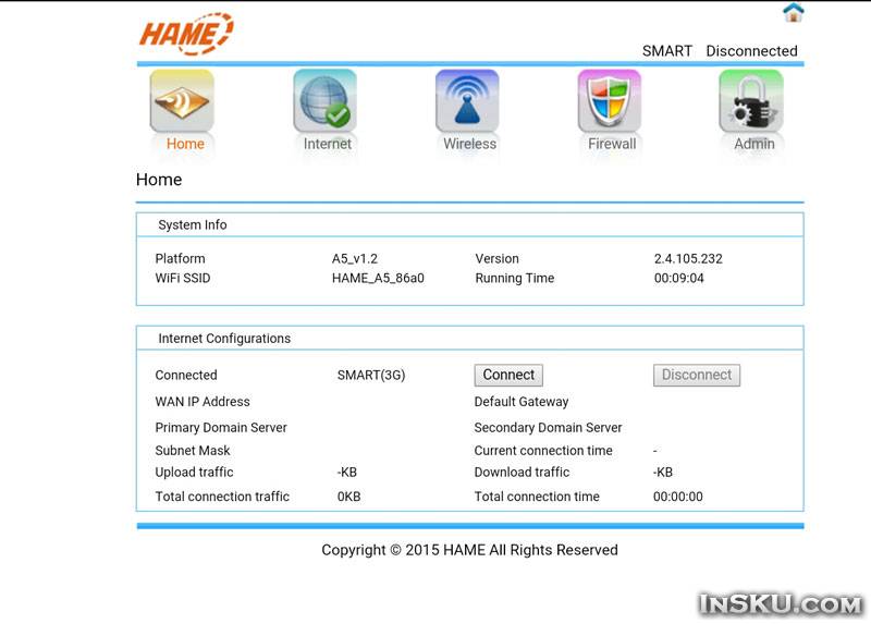 Мини WiFi роутер Hame A5. Обзор на InSKU.com