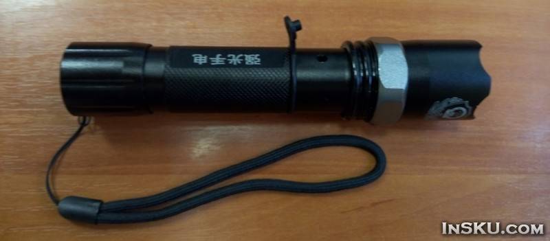 Super Bright LED Chargeable Flashlight Torch With Adjustable Focus Beam или полицейский фонарик). Обзор на InSKU.com