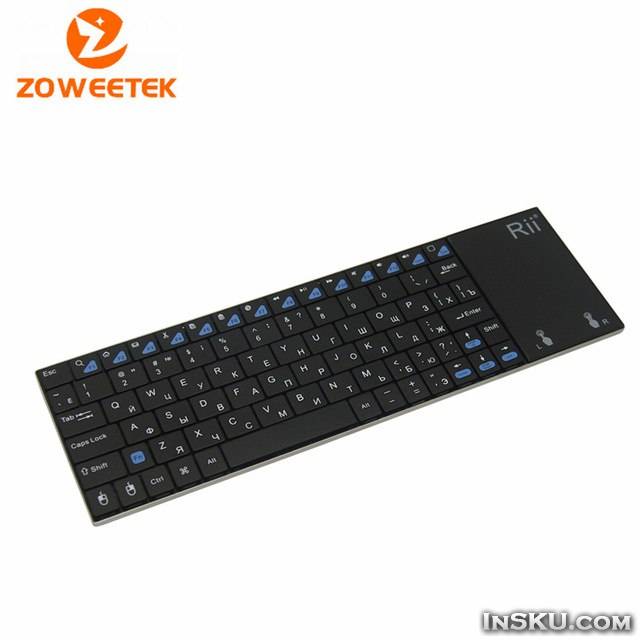 Беспроводная клавиатурка для планшета/андроид-бокса. Обзор на InSKU.com