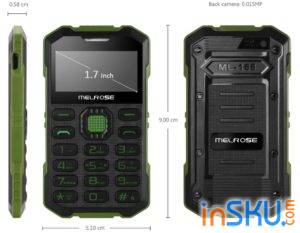MELROSE S2 - кнопочный кредитко-телефон (9*5см и 45 грамм). Обзор на InSKU.com
