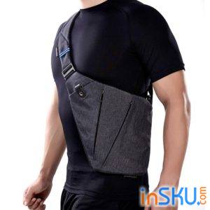 Мужская летняя сумка через плечо - идеально для зимнего скрытого ношения. Обзор на InSKU.com