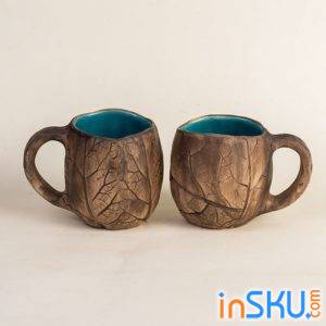 Чашка "Флора" кракле от "TapLap Ceramics" ("Покутська керамика"). Обзор на InSKU.com