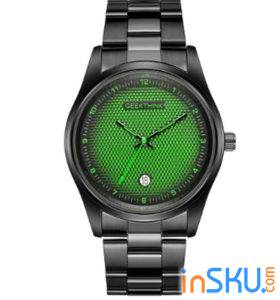 Простые кварцевые часы с красивым циферблатом (Geekthink). Обзор на InSKU.com
