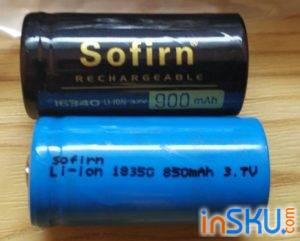 Аккумуляторы Sofirn 16340/18350/21700 - проверка на вшивость. Обзор на InSKU.com