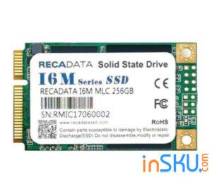 Обзор накопителя SSD M.2 mSATA - RECADATA 256 ГБ. Обзор на InSKU.com