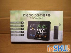 Бытовая WiFi метеостанция DIGOO DG-TH8788 с выносным датчиком. Обзор на InSKU.com