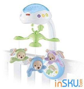 Детский ночник-музыкальная игрушка на кроватку Fisher-Price CDN41. Обзор на InSKU.com