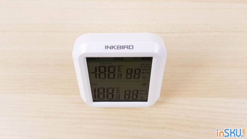 Inkbird ITH-20R: цифровой термометр и гигрометр с выносными датчиками для внутренних и наружных измерений. Обзор на InSKU.com