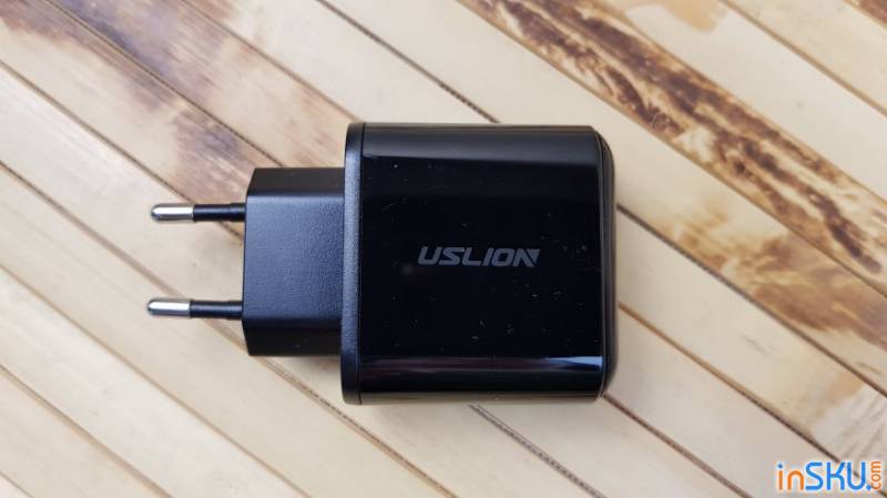 Зарядное устройство Uslion: 18 Вт PD 3.0, поддержка QC 3.0/AFC/FCP и информационный LED-экран. Обзор на InSKU.com