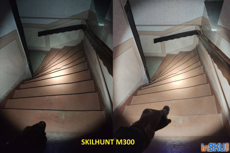Обзор фонаря SKILHUNT M300 - простая "рабочая лошадка" на CREE XHP35 HI. Обзор на InSKU.com