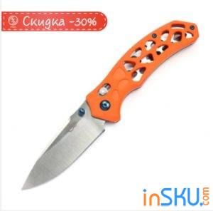 Обзор ножа Ganzo Firebird FB7631 - оранжевый скелетон за 15$. Обзор на InSKU.com