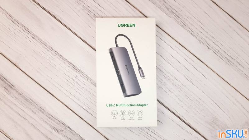 Универсальный USB-C-хаб Ugreen 10-в-1 с поддержкой USB 3.0, HDMI, Dex, Ethernet и PD 100 Вт. Обзор на InSKU.com