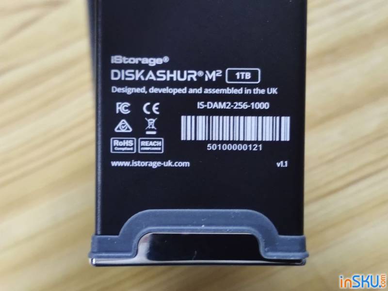 Обзор ультрапортативного SSD диск с аппаратным шифрованием diskAshur M2. Обзор на InSKU.com