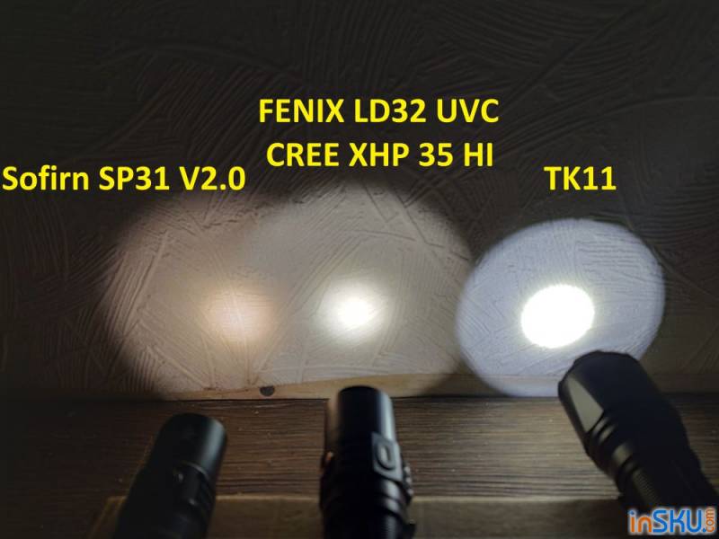 Обзор ручного фонаря Fenix LD32 UVC - в трендах нынешнего времени. Обзор на InSKU.com