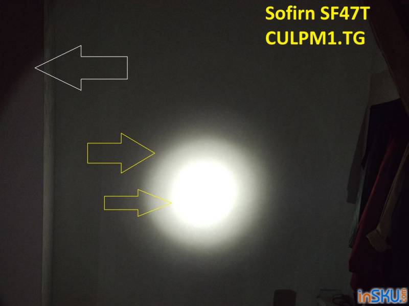 Обзор дальнобойного фонаря Sofirn SF47T на OSRAM KW CULPM1.TG. Обзор на InSKU.com