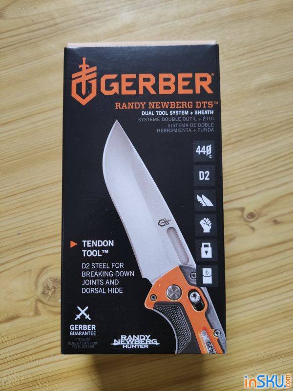 Обзор ножа Gerber Randy Newberg - охотничий складень с двумя клинками. Обзор на InSKU.com