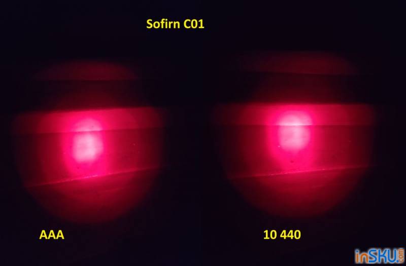 Наключный фонарь Sofirn C01 с красным светом. Обзор на InSKU.com