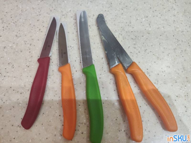 Обзор набора из 3 ножей VICTORINOX 6.7116.32 - идеальные кухонники для ленивых. Обзор на InSKU.com