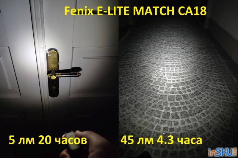 Обзор фонаря Fenix E-LITE MATCH CA18 - многофункциональная малютка. Обзор на InSKU.com