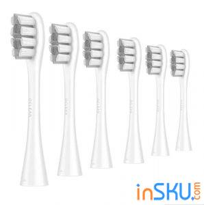 Сменные насадки на зубную щетку Oclean X Pro Elite. Обзор на InSKU.com